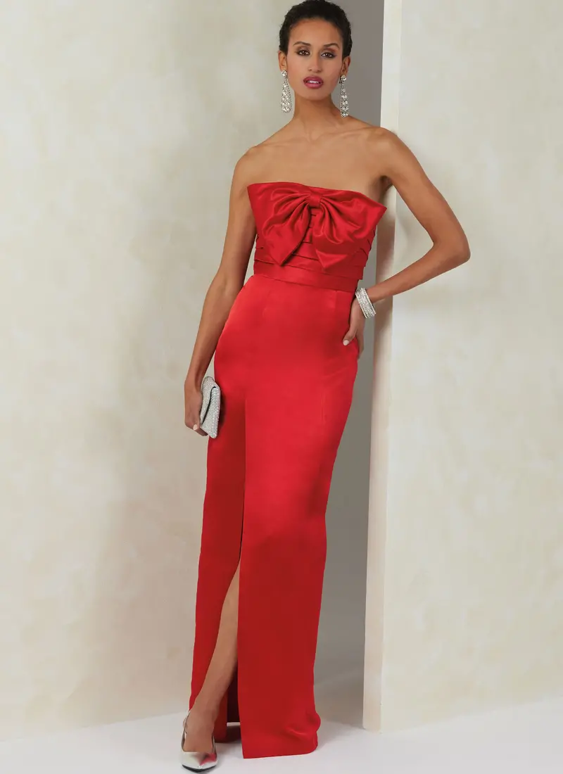 Vogue Dress And Overskirt V2088 1