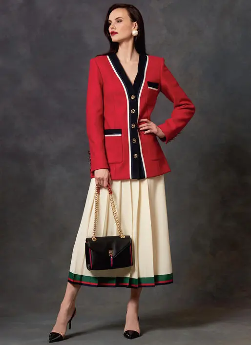 Vogue Jacket, Dress And Skirt V1643 1