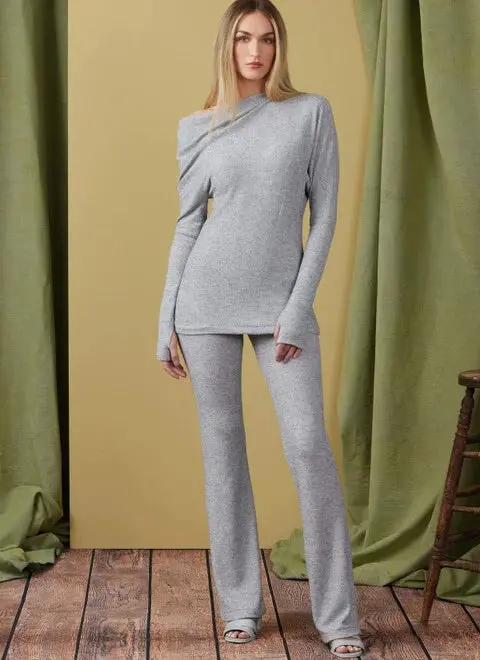 Vogue Knit Top, Dress And Trousers V1929 1