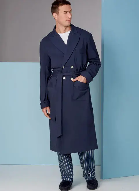 Vogue Men's Robe And Belt V1855 1