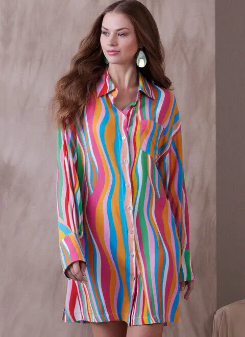 Vogue Shirt Dress V1933 1