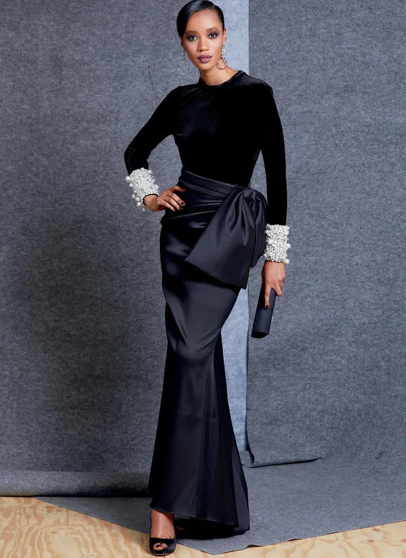 Vogue Top And Skirt V1605 1