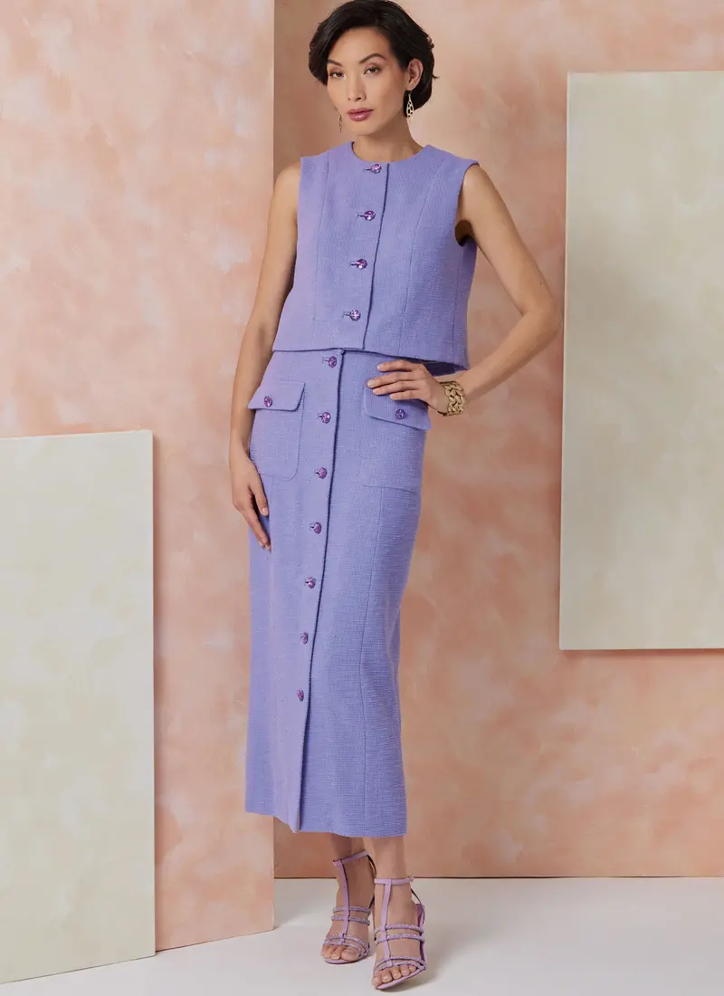Vogue Top And Skirt V2118 1