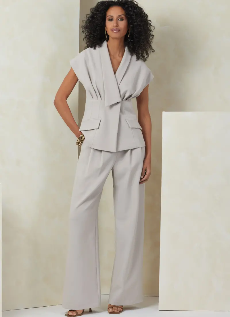Vogue Top, Skirt And Trousers V2097 1