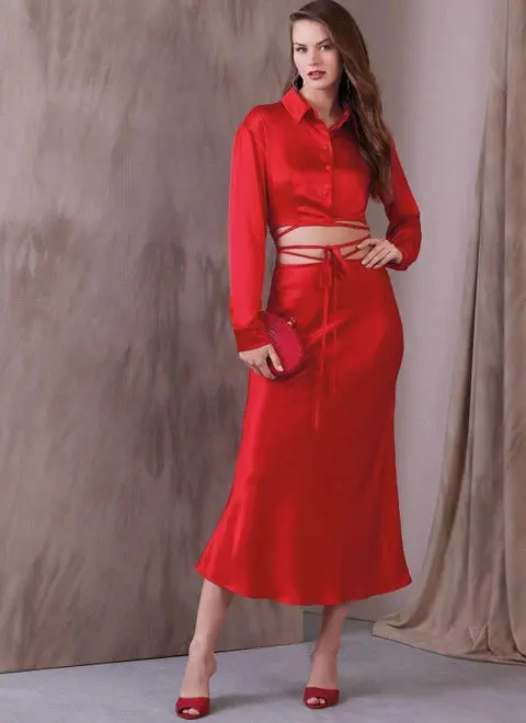 Vogue Tops And Skirts V1944 1