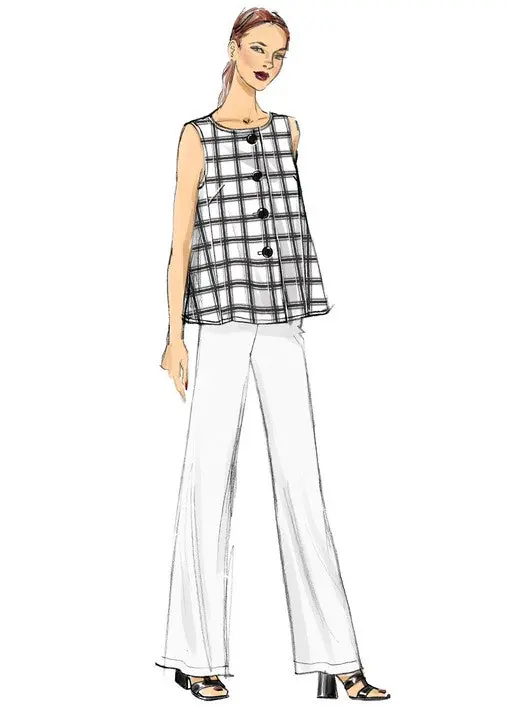 Vogue Tops And Trousers V9258 1