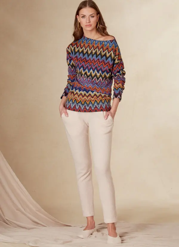 Vogue Tops, Trousers And Slippers V1835 1