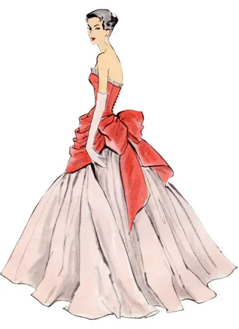 Vogue Vintage Ballgown V1931 1