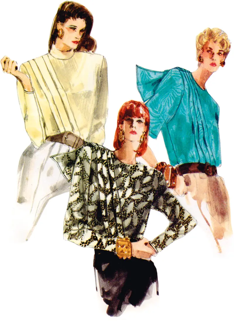 Vogue Vintage Blouses V1980 1