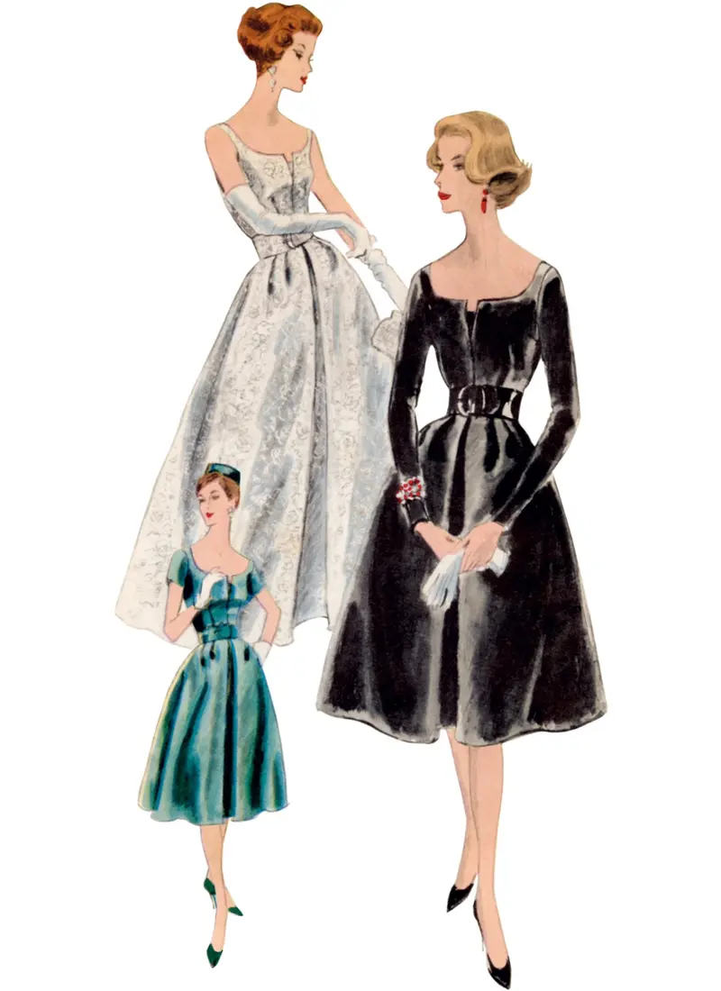Vogue Vintage Dress V2003 1