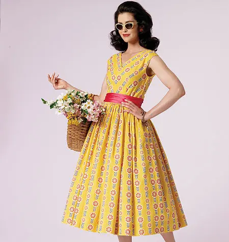 Vogue Vintage Dress V8789 1