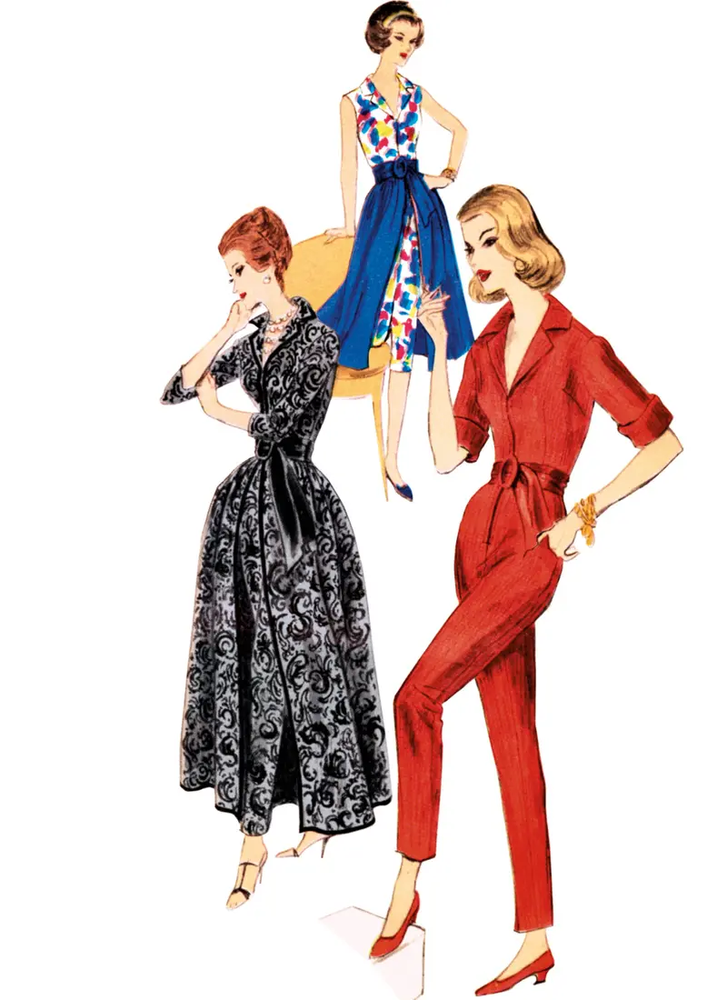 Vogue Vintage Slacksuit (Jumpsuit) & Skirt V2062 1
