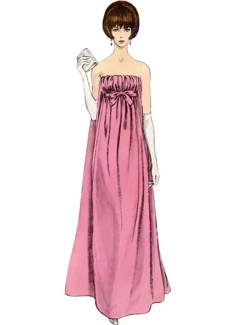 Vogue Vintage Special Occasion Dress V1885 1