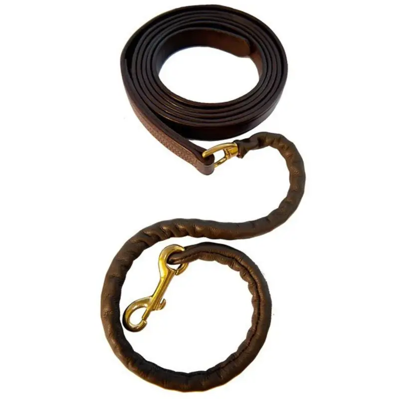 Walsh Leather Covered Chain Lead 1