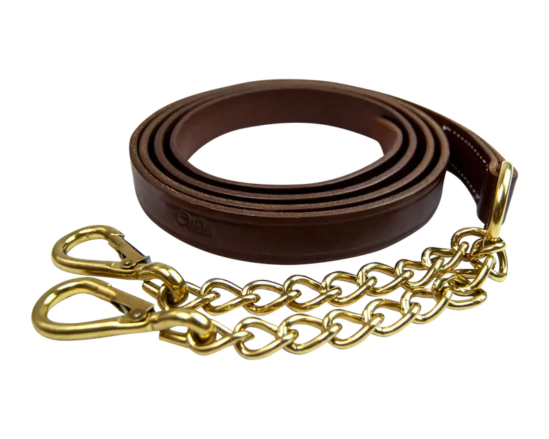 Walsh Split Chain Leather Lead 1
