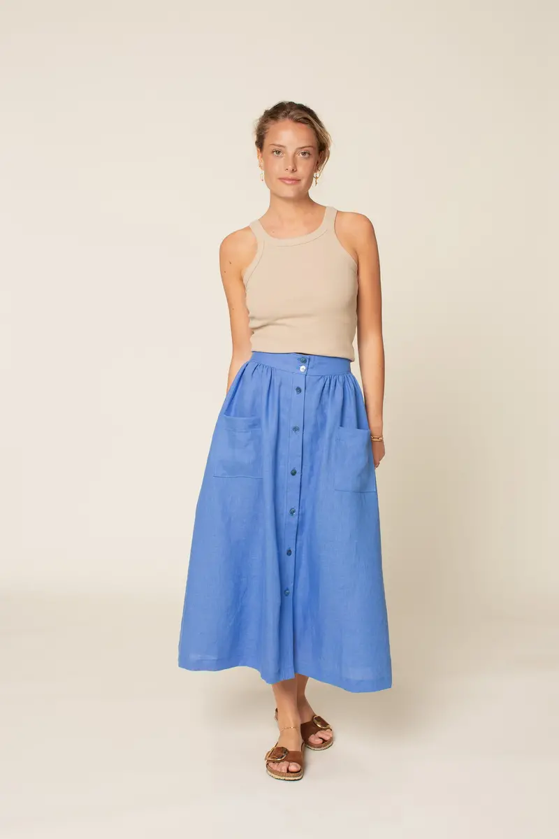 Wardrobe By Me Front Button Skirt 1