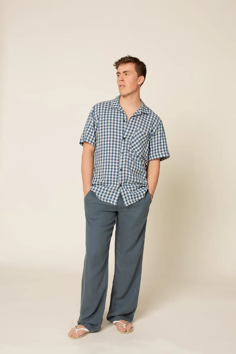 Wardrobe By Me Men's Loose Linen Pants 1