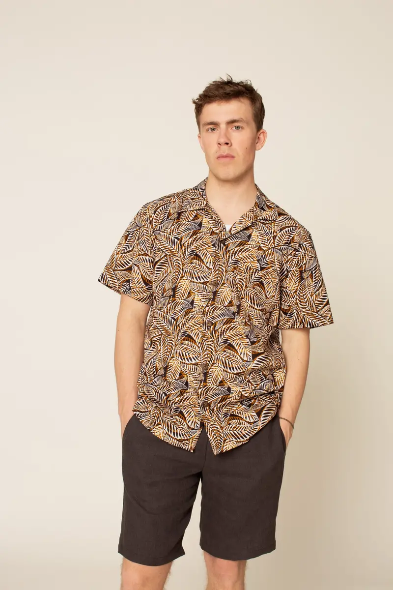 Wardrobe By Me Men's Tropical Shirt - Printed Copy Shop (+£7.00) 1