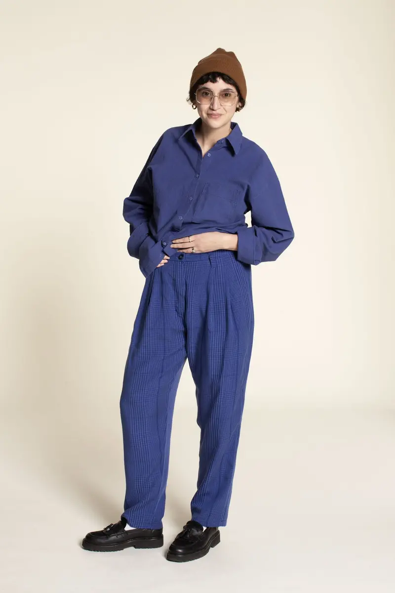 Wardrobe By Me Women's Cocoon Pants - Printed Copy Shop (+£7.00) 1