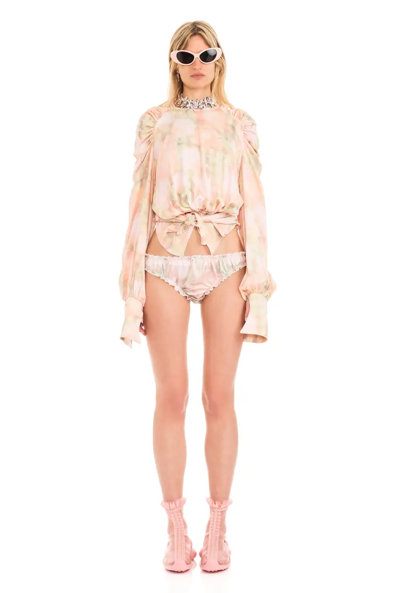 Washed Daisy Plaid Magnolia Panty 1