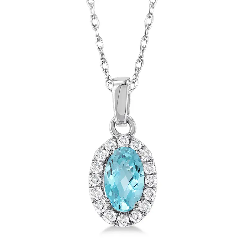 Wavecrest Aquamarine Pendant 1