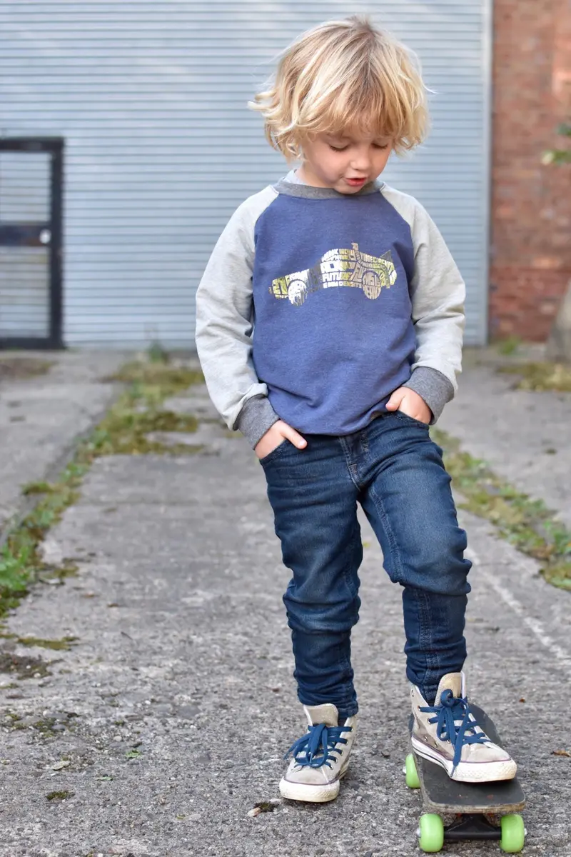 Waves & Wild Baby/Child Adventurer Raglan Sweatshirt - Printed Copy Shop (+£5.00) 1