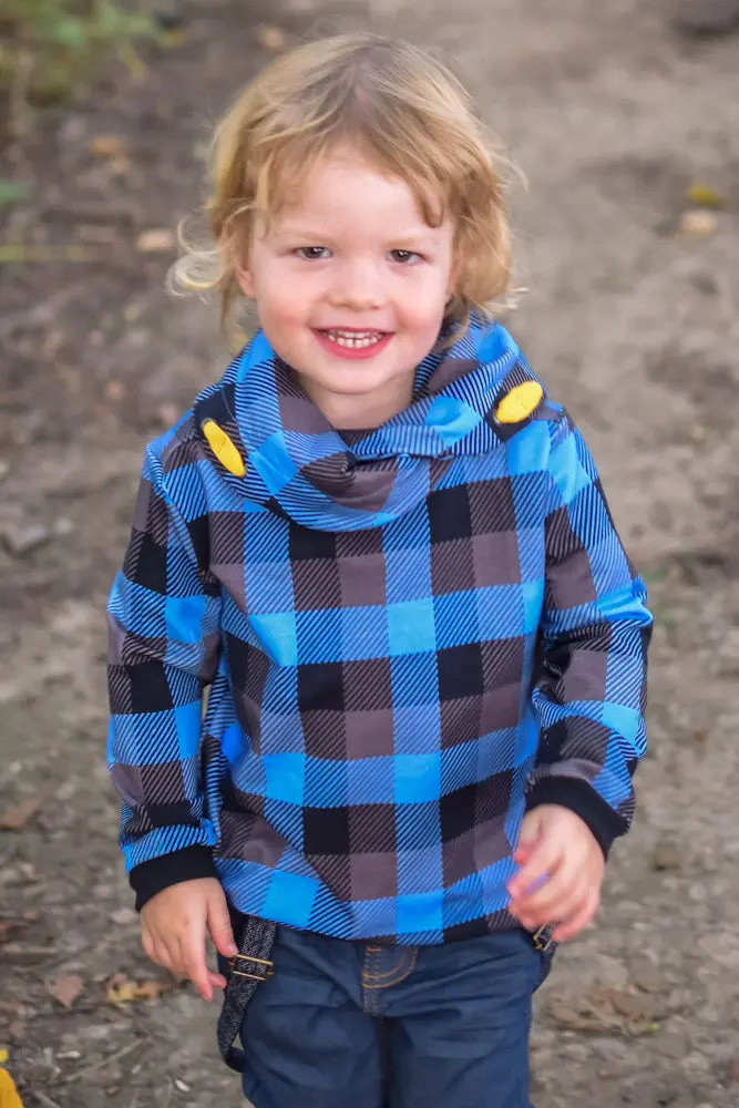 Waves & Wild Baby/Child Cottesloe Cowl Top - Printed Copy Shop (+£7.00) 1