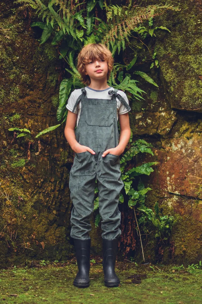 Waves & Wild Baby/Child Heyday Dungarees - Printed Copy Shop (+£7.00) 1