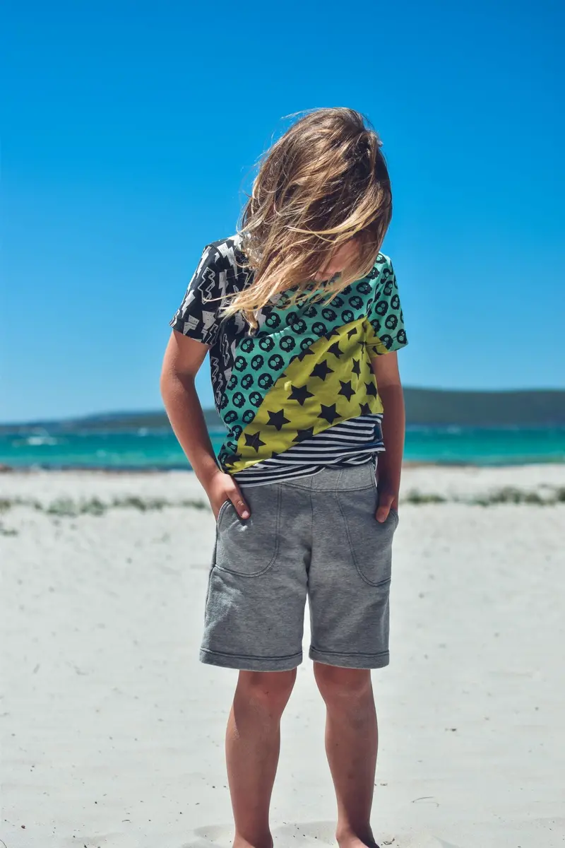 Waves & Wild Baby/Child Shoreline Shorts - Printed Copy Shop (+£5.00) 1