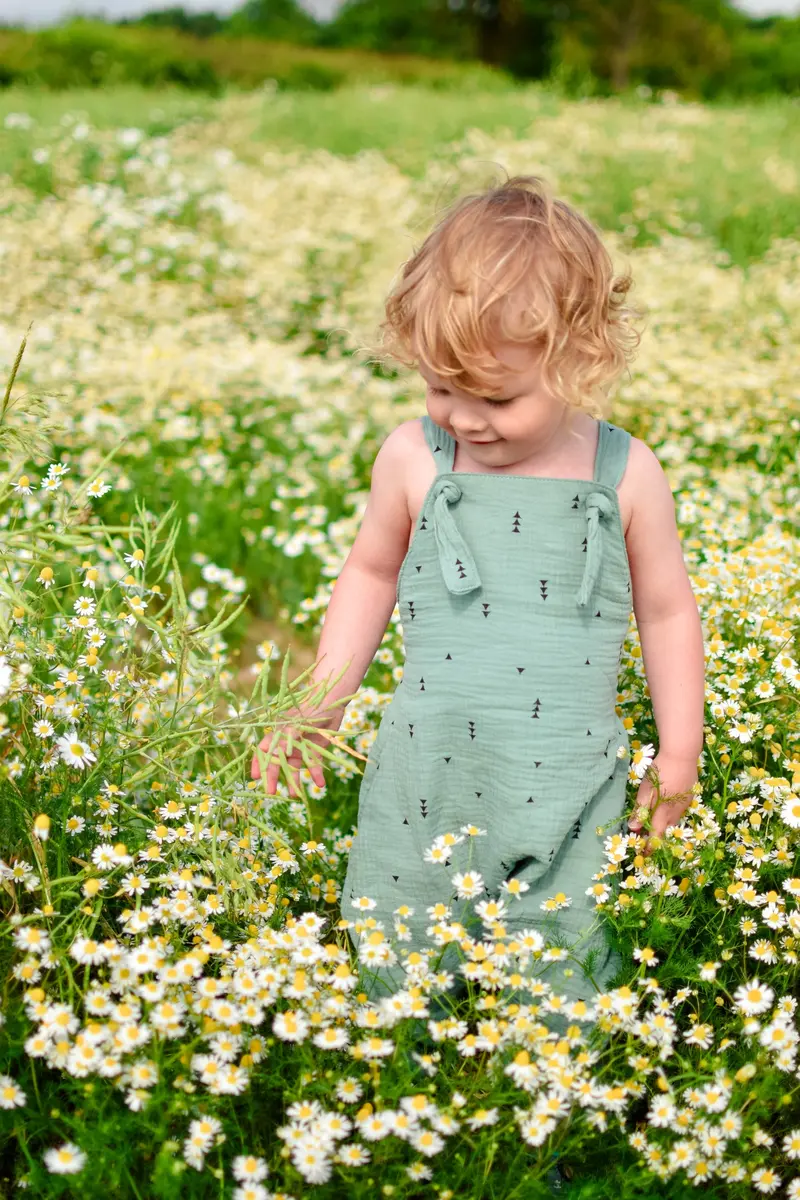 Waves & Wild Baby/Child Wild And Free Dungarees - Printed Copy Shop (+£7.00) 1