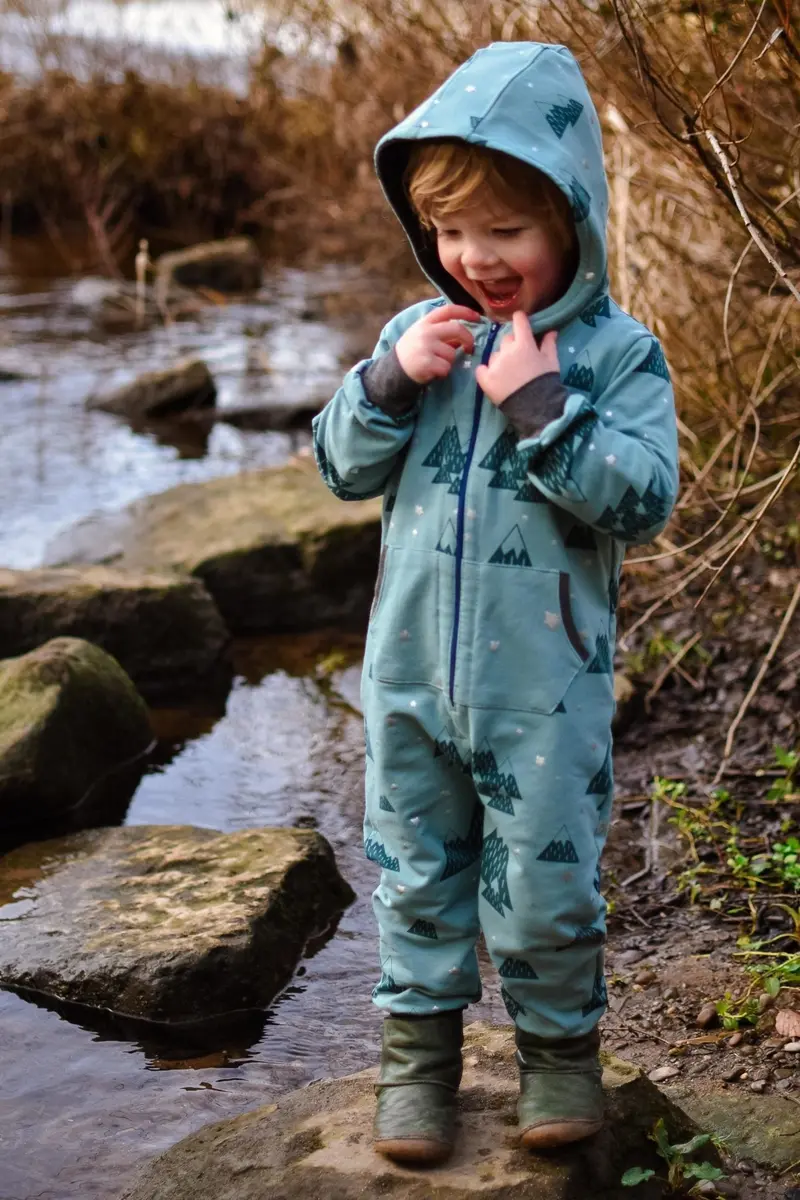 Waves & Wild Baby/Child Zip Zap Coverall - Printed Copy Shop (+£7.00) 1