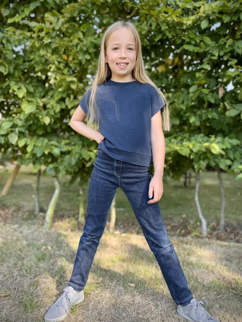 Waves & Wild Children's Star Child Skinny Jeans - Printed Copy Shop (+£5.00) 1