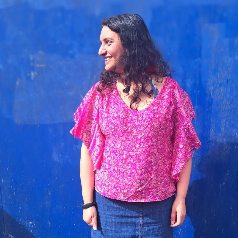 Waves & Wild Genoveva Top - Printed Copy Shop (+£7.00) 1