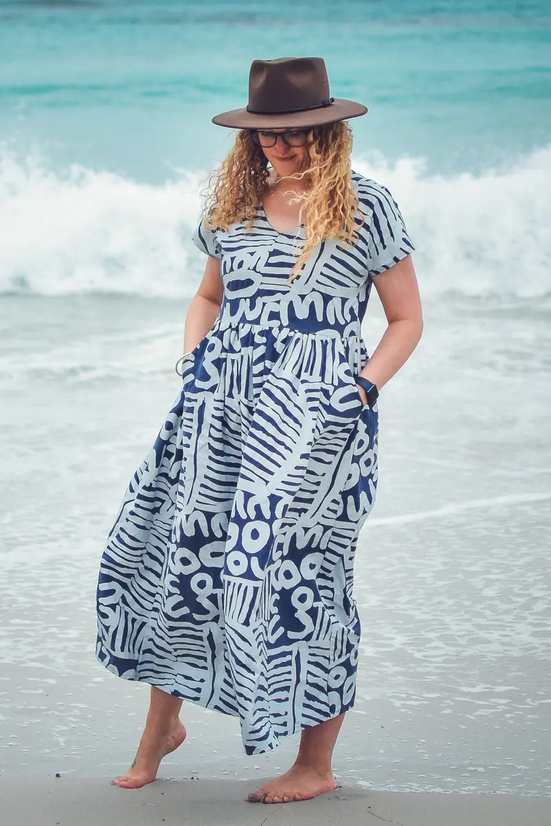 Waves & Wild Kinjarling Dress - Printed Copy Shop (+£7.00) 1