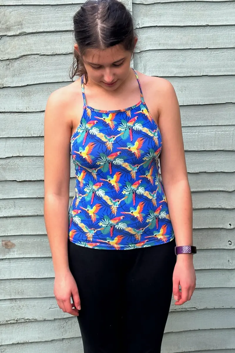 Waves & Wild Teen Girls' Olympia Sports Top - Printed Copy Shop (+£5.00) 1
