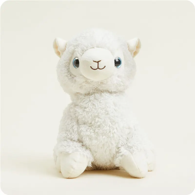 White Llama Warmies 1