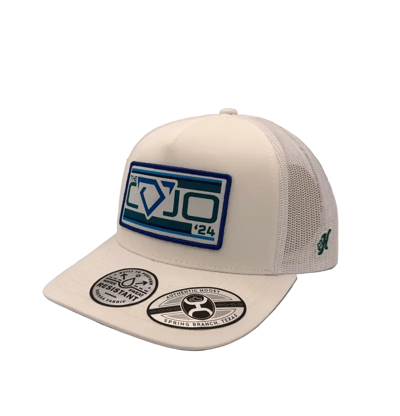 White Retro Patch Hat 24' 1