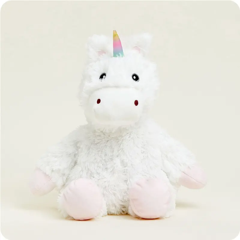 White Unicorn Warmies 1