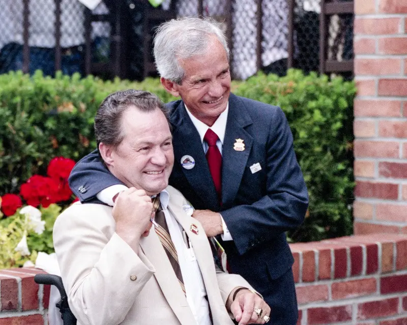 Willie Shoemaker With Ron Turcotte 1
