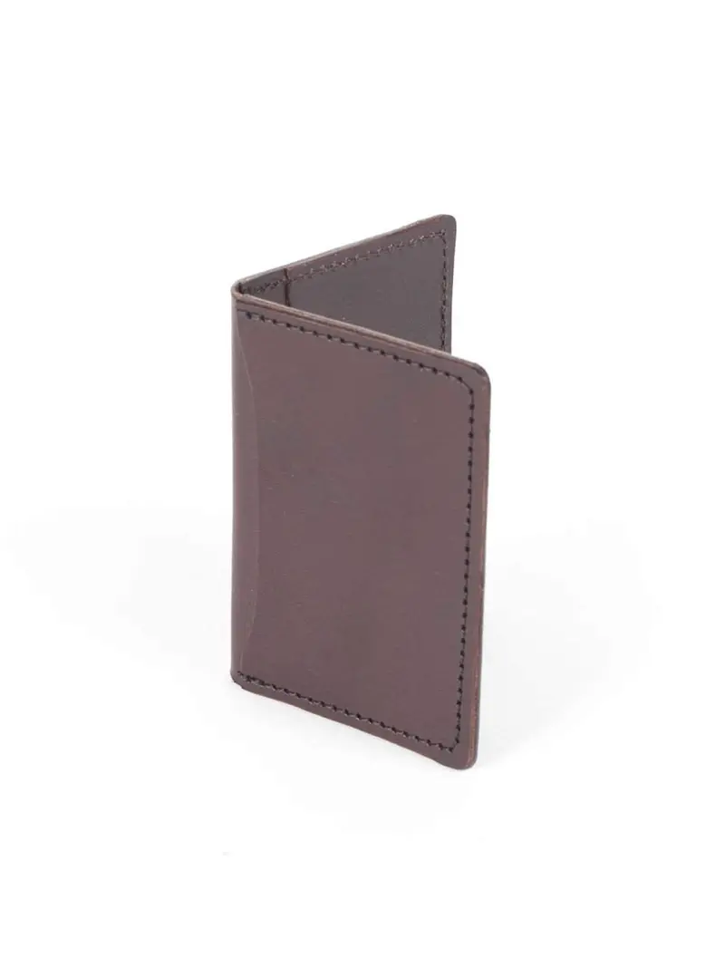 Wood&Faulk Front Pocket Brown Chromexcel Wallet 1