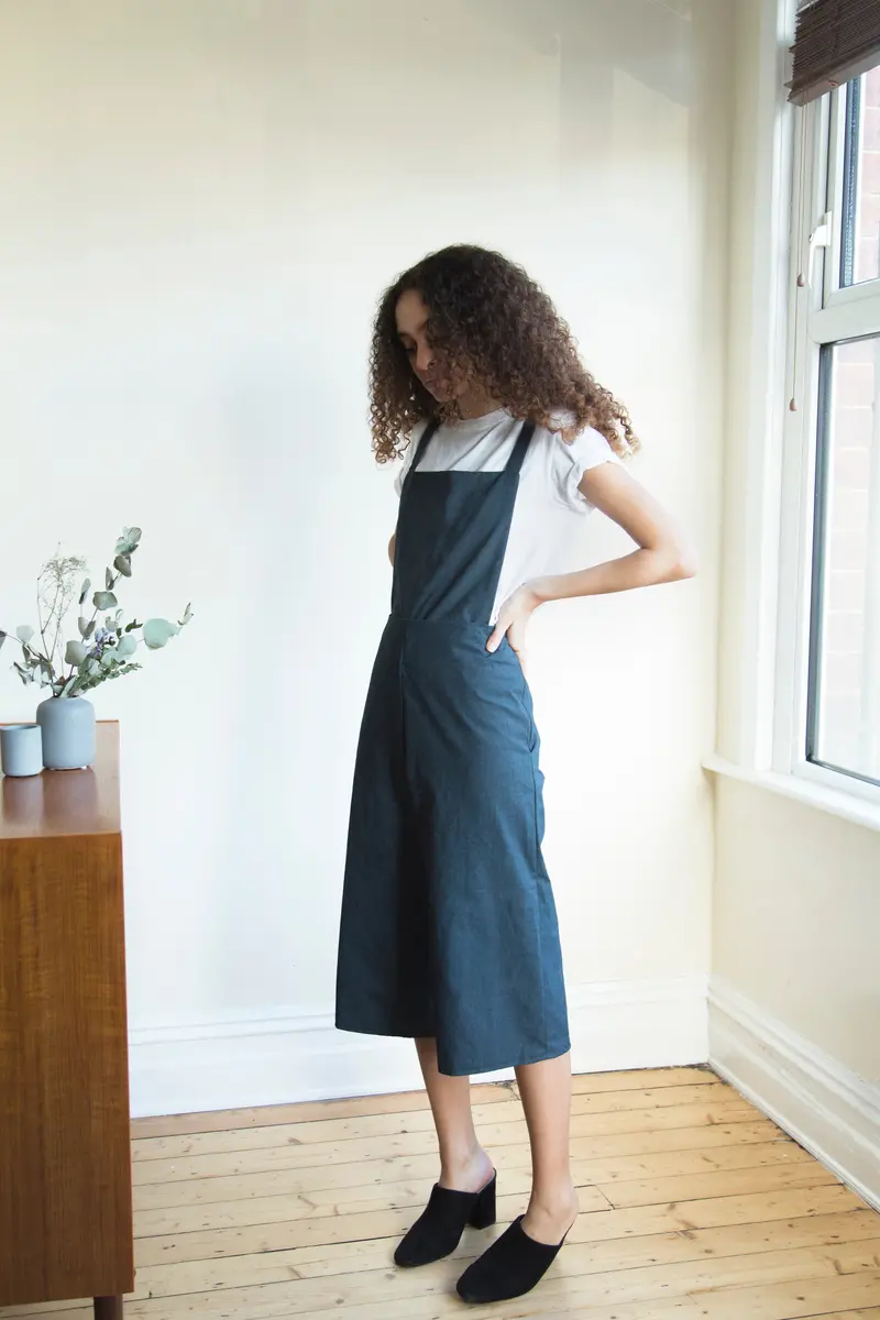 Workshop Emily Culotte Pinafore - Printed Copy Shop (+£7.00) 1