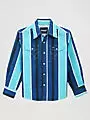 Wrangler Boy's Brushpopper Long-Sleeve Western Snap Shirt 1