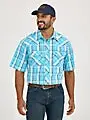 Wrangler Men's 20X Competition Advanced Comfort Short-Sleeve Western Snap Shirt 1