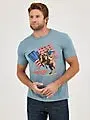 Wrangler Men's American Flag Logo T-Shirt 1