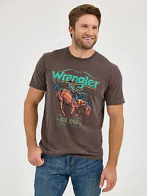 Wrangler Men's Bucking Horse Graphic T-Shirt 1