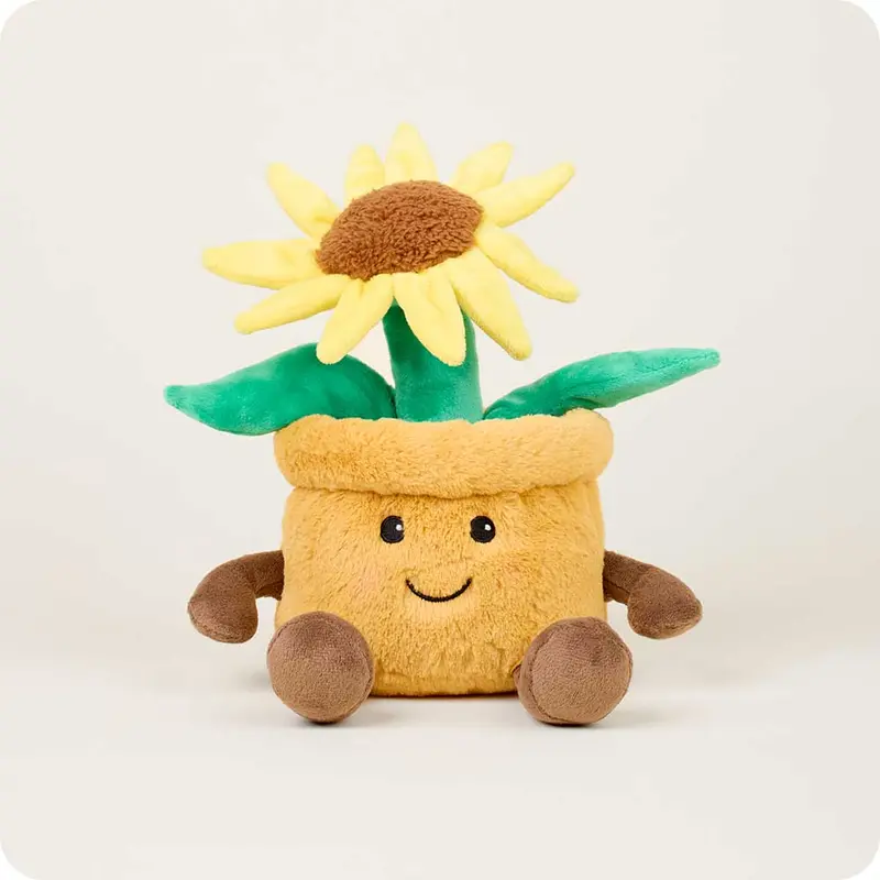 Yellow Flower Pot Warmies 1