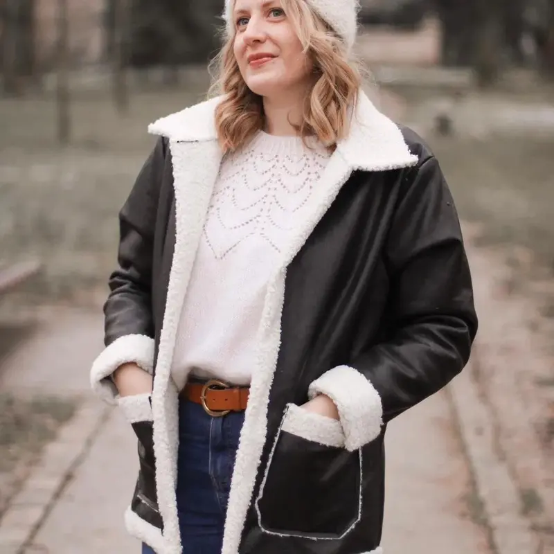 You Made My Day Sweet Winter Biker Jacket - Printed Copy Shop (+£7.00) 1