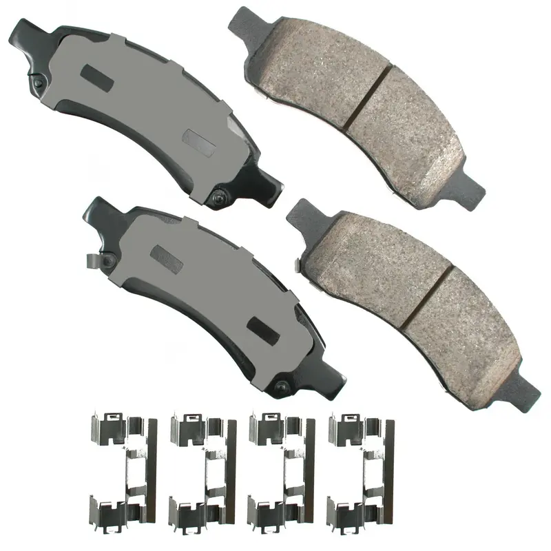 Akebono Act1169A Ceramic Brake Pads – Fit Buick Enclave (2017–2008) And Chevrolet Traverse (2017–2009) 1
