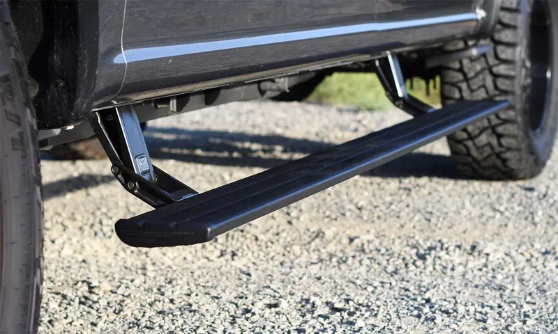 Amp Research 86127-01A Powerstep Smart Series Running Boards – Motorized, Black, Sold As Pair 1