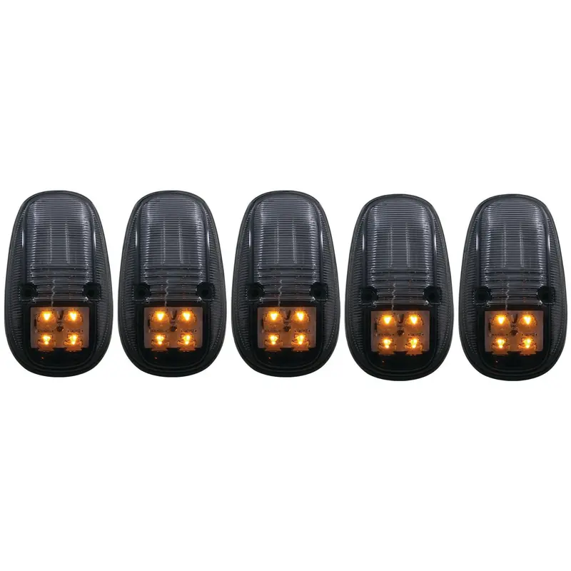 Anzo Usa Cab Roof Light Kit – Smoke Lens, 5-Piece Assembly 1